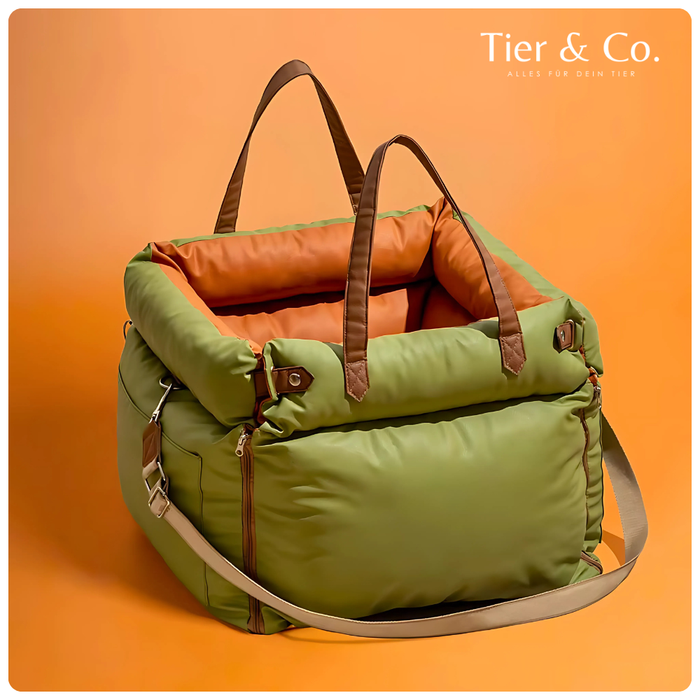 2-in-1 Autositz & Tragetasche für Hunde & Katzen – Sicher reisen & überall entspannt dabei