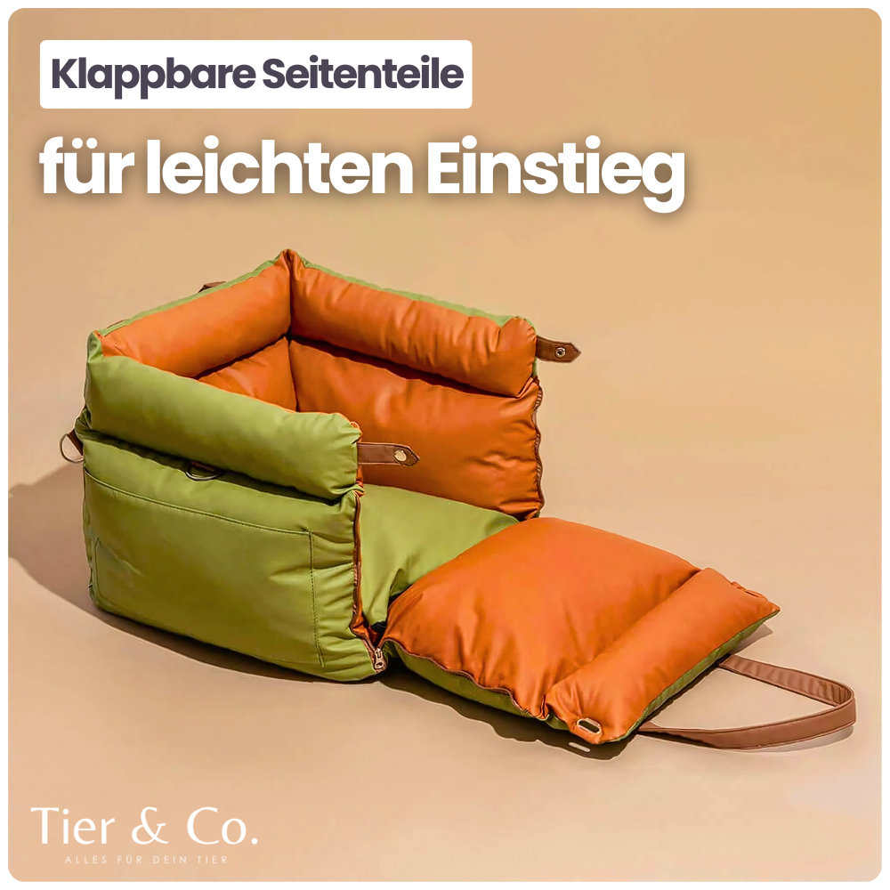 2-in-1 Autositz & Tragetasche für Hunde & Katzen – Sicher reisen & überall entspannt dabei