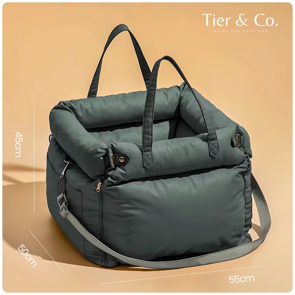 2-in-1 Autositz & Tragetasche für Hunde & Katzen – Sicher reisen & überall entspannt dabei