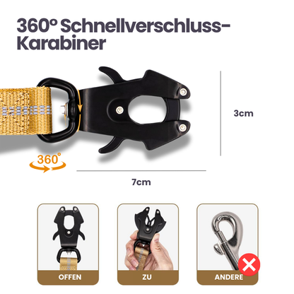 4-in-1 Bungee-Hundeleine – Stoßdämpfend, reflektierend & extra robust