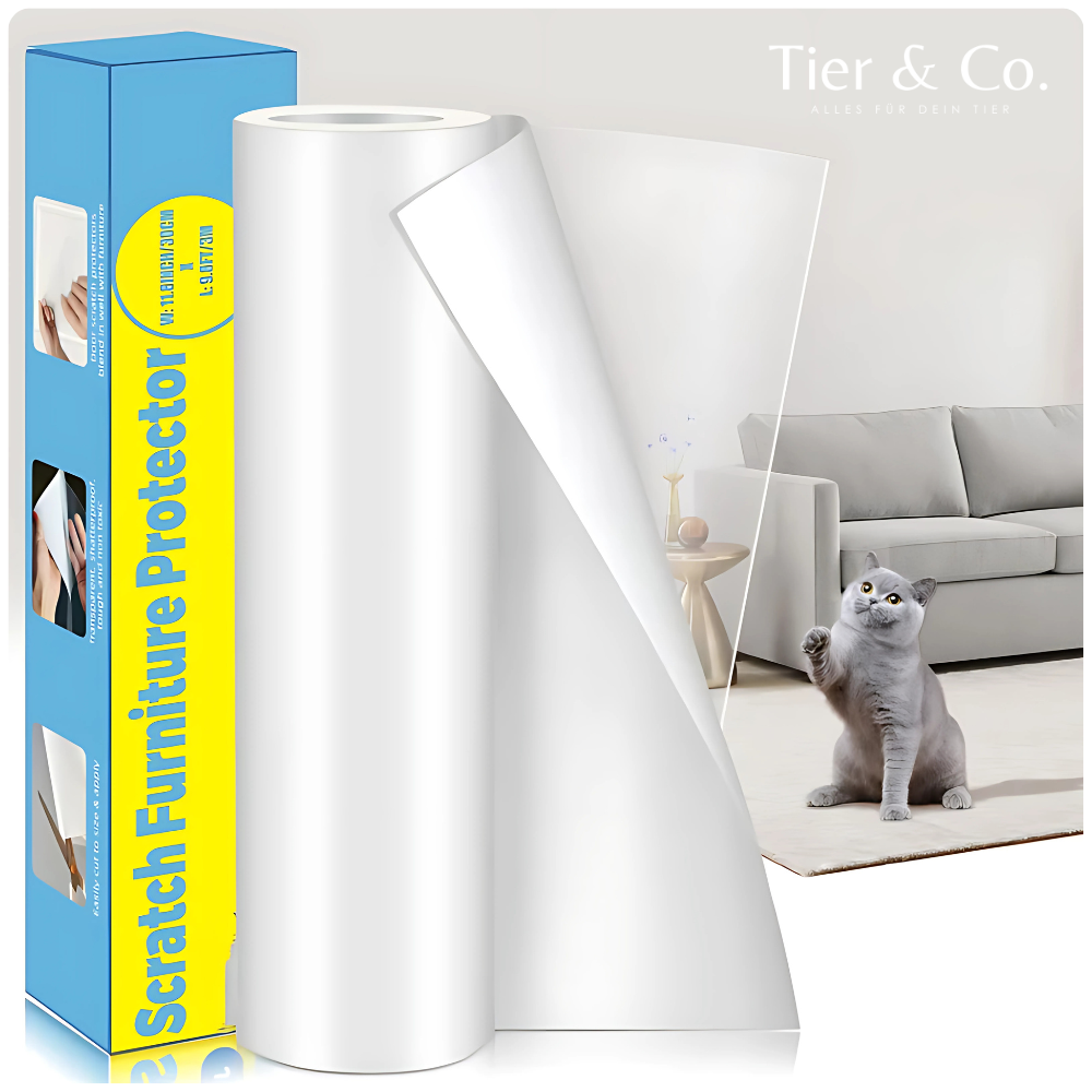 Anti-Kratz-Folie für Katzen – Transparenter Möbelschutz & Training