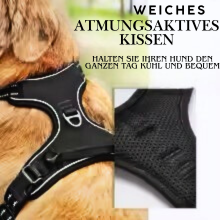 Hundegeschirr ohne Zug - reflektierend, verstellbar und weich gepolstert
