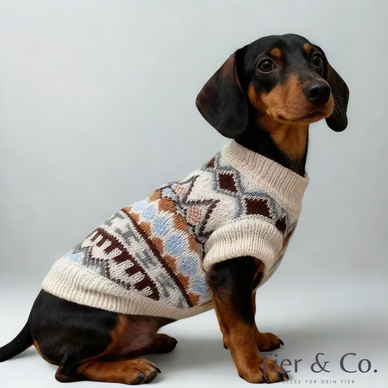 Bohemia Pullover - aus hochwertiger Baumwolle Handgestrickt