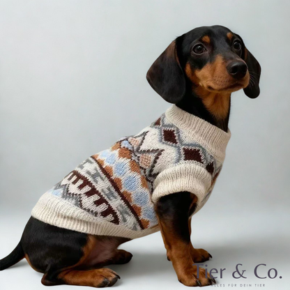 Bohemia Pullover - aus hochwertiger Baumwolle Handgestrickt