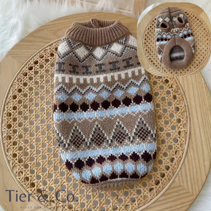 Bohemia Pullover - aus hochwertiger Baumwolle Handgestrickt